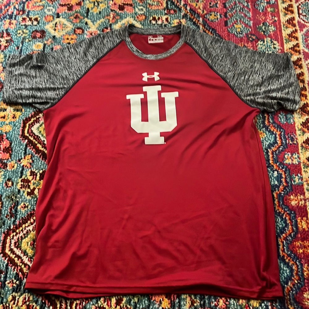 Indiana University Hoosiers Under Armour Loose HeatGear Shirt